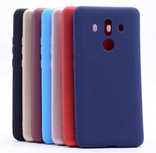 Huawei Mate 10 Pro Kılıf Zore Premier Silikon Kapak Saks Mavi