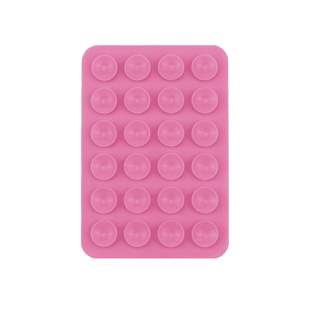 Kare Öpücüklü Silikon Tutucu Açık Pembe