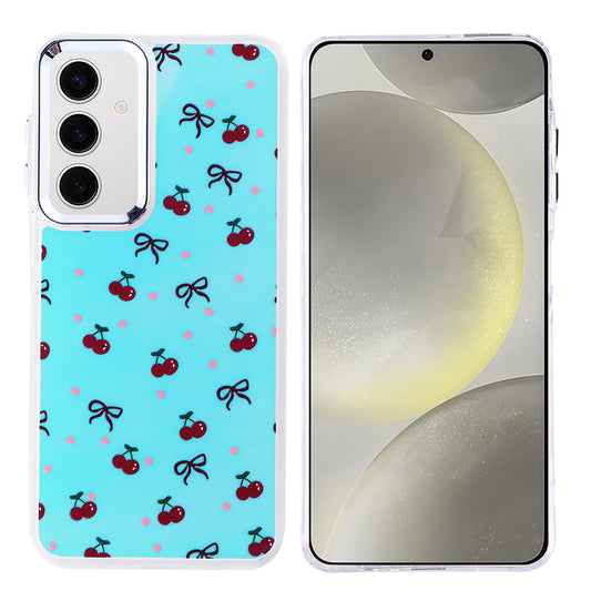 Galaxy S24 FE Kılıf Airbag Tasarımlı Zore Hadra Kapak Kiraz