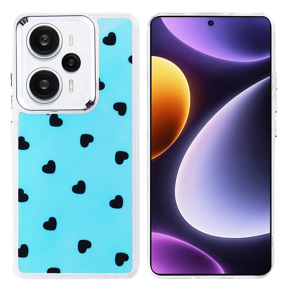 Xiaomi Redmi Note 13 Pro 4G Kılıf Airbag Tasarımlı Zore Hadra Kapak Kelebek